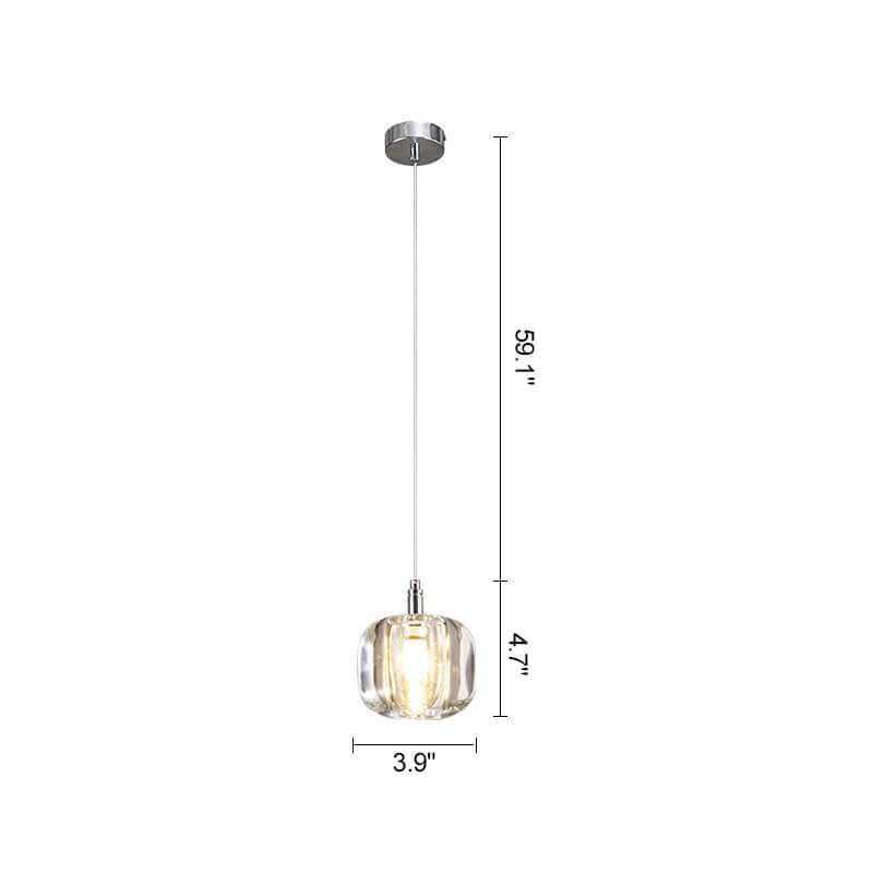 Vibrant Glass Drop Chandelier Lighting