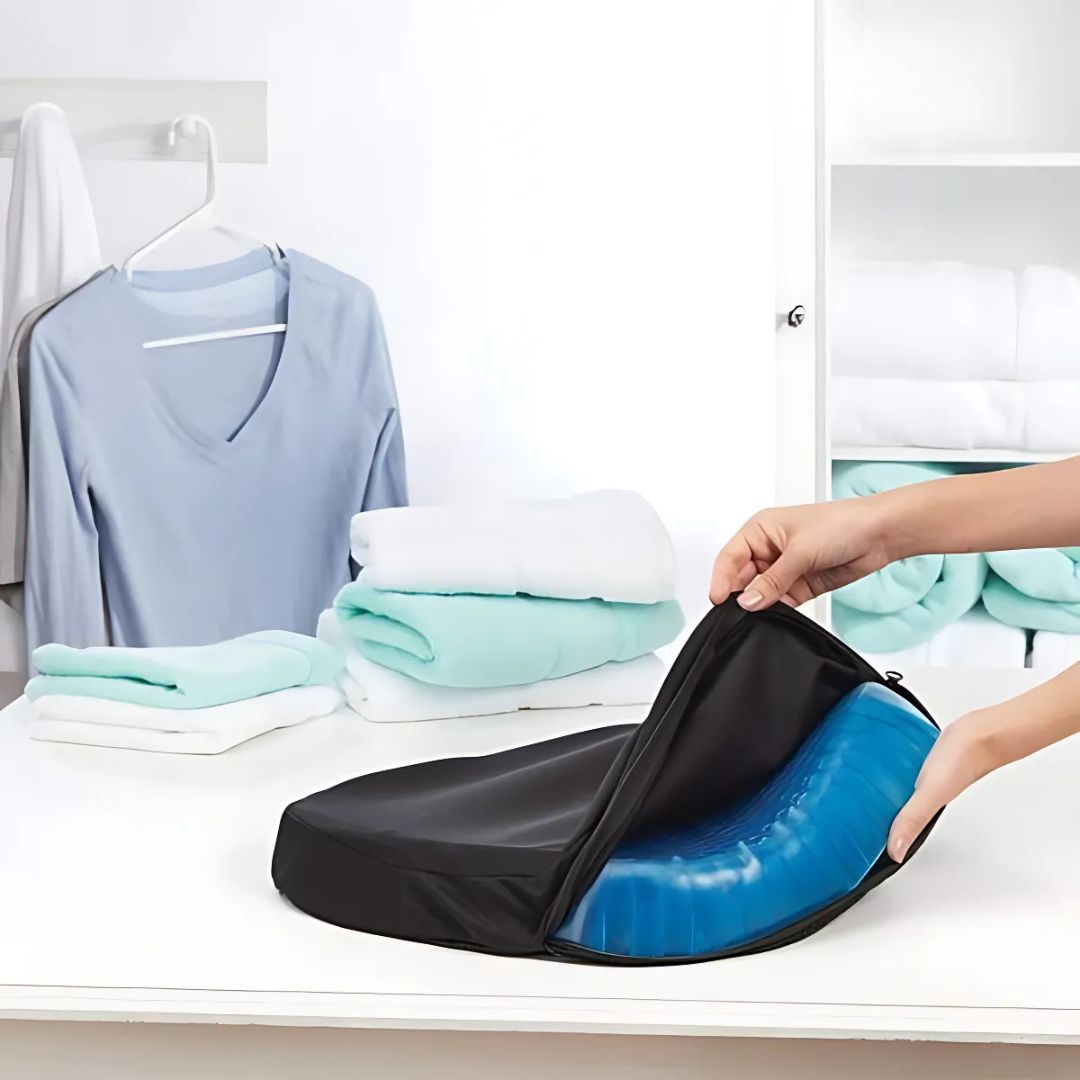 Supportive Memory Foam Back Cushion for Pain Relief