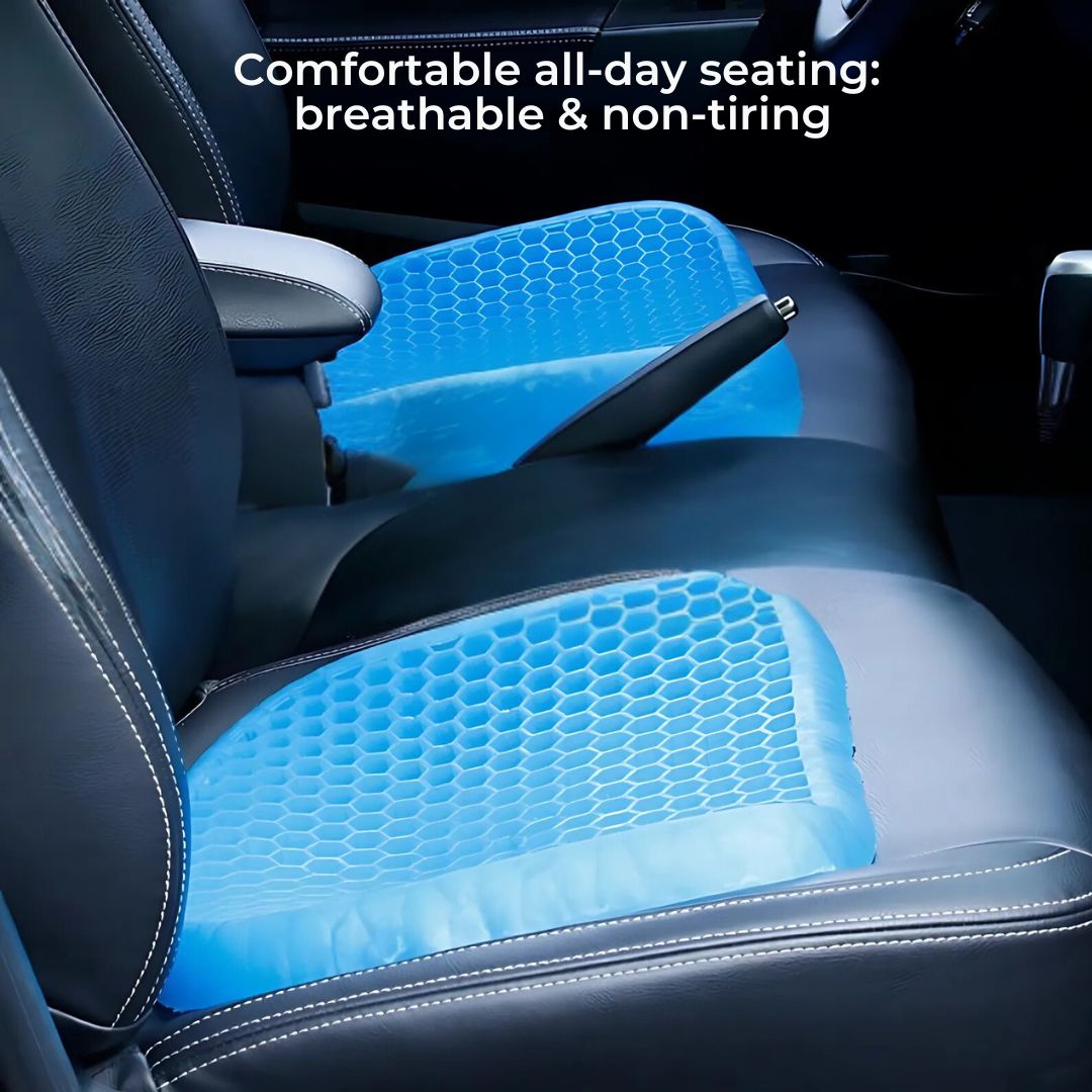 Supportive Memory Foam Back Cushion for Pain Relief