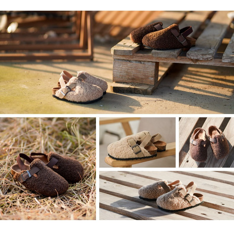 Comfy Childrens Genuine Sheepskin Loafers - Luxicro