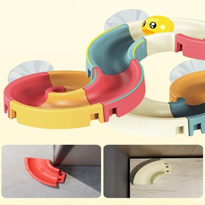 Bright Plastic Stackable Duck Bathtime Toys