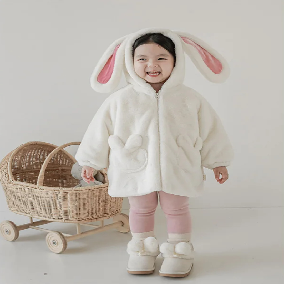 Cozy Kids Bunny Hooded Jacket - Luxicro