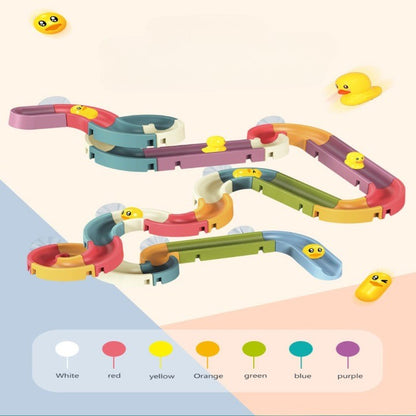Bright Plastic Stackable Duck Bathtime Toys
