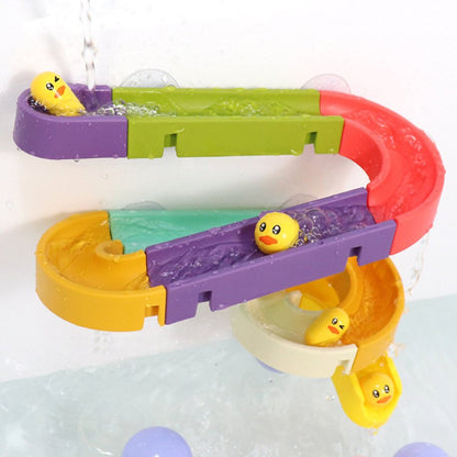 Bright Plastic Stackable Duck Bathtime Toys