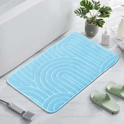 Soft Plush Circle Bath Mat - Luxicro