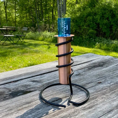 Accurate Copper Rain Gauge for Home and Garden