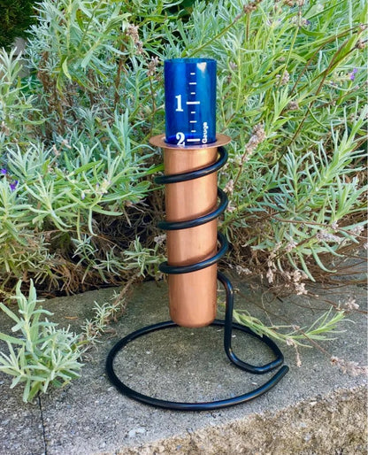 Accurate Copper Rain Gauge for Home and Garden
