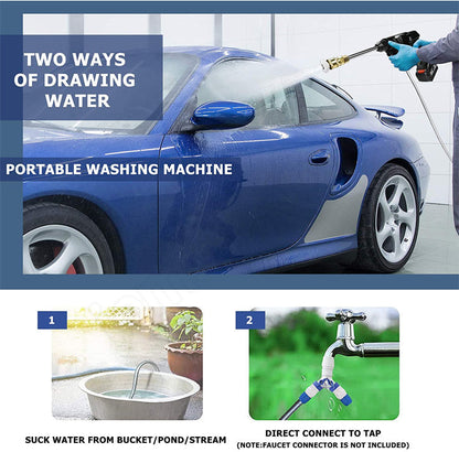 Portable Power Washer with Rechargeable Batteries