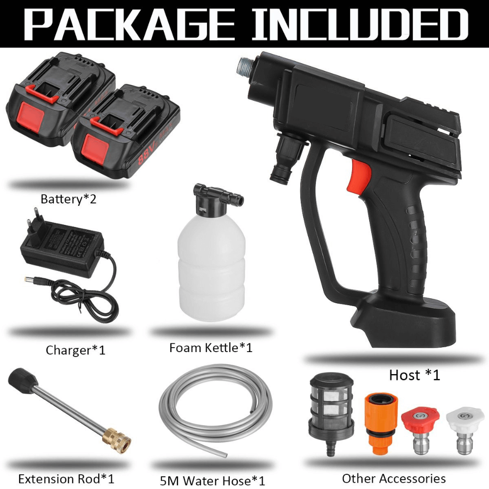 Portable Power Washer with Rechargeable Batteries