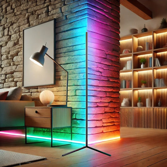 Bright RGB Corner Lamp with Remote - Luxicro