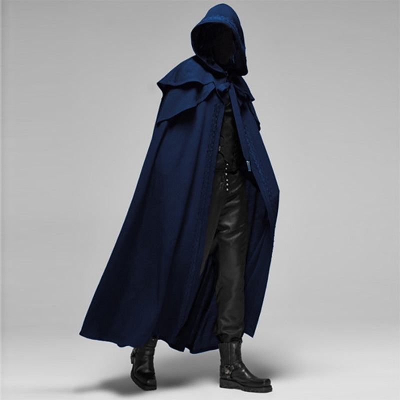 Dark Gothic Full Length Cape Coat