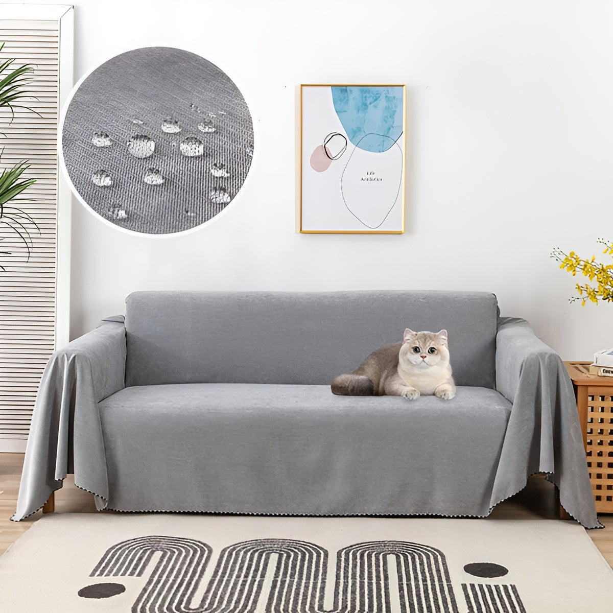 Cozy Water Resistant Pet Blanket Throw