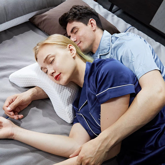 Contouring Soft Pillow for Side Sleeping Couples - Luxicro