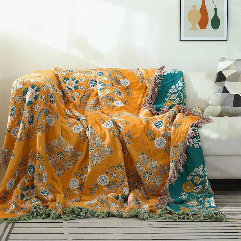 Soft Plush Jacquard Weave Area Rug Comfortable Home Decor