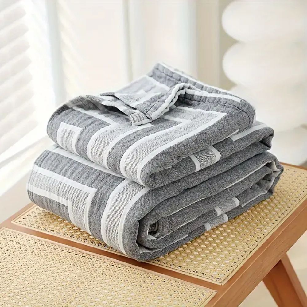 Cozy Geometric Pattern Throw Blanket - Luxicro