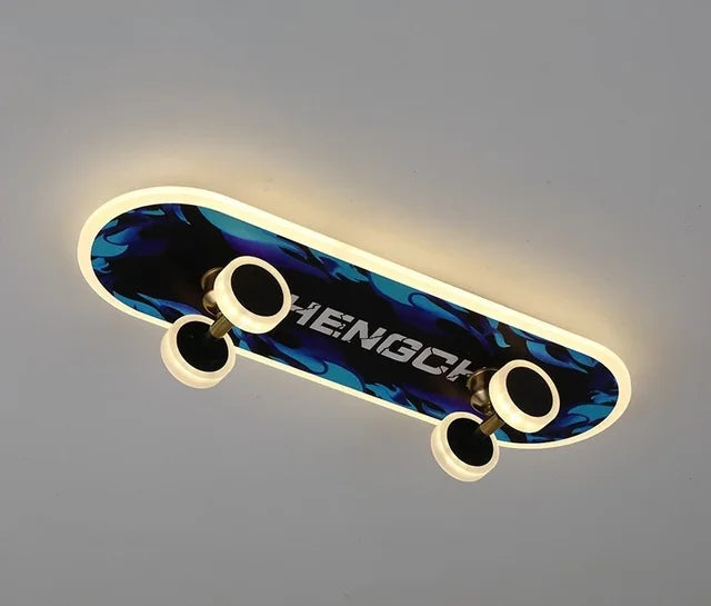 Pro Skateboard with Colorful LED Wheels