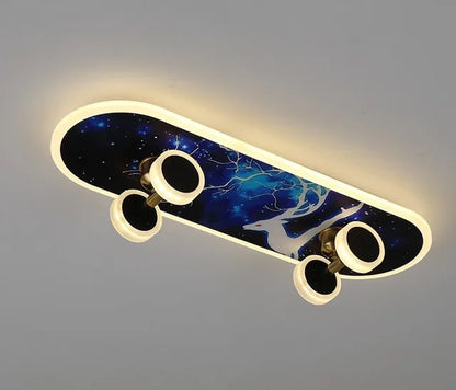 Pro Skateboard with Colorful LED Wheels