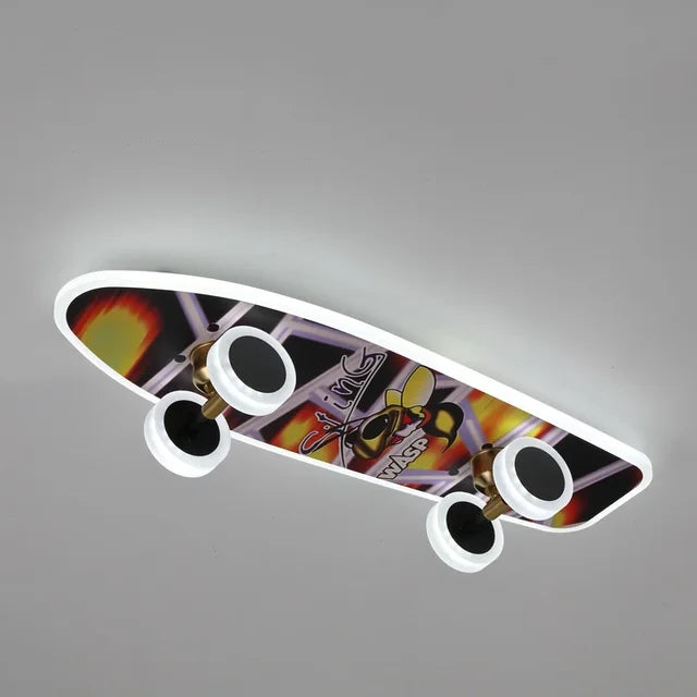 Pro Skateboard with Colorful LED Wheels