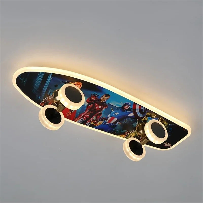 Pro Skateboard with Colorful LED Wheels