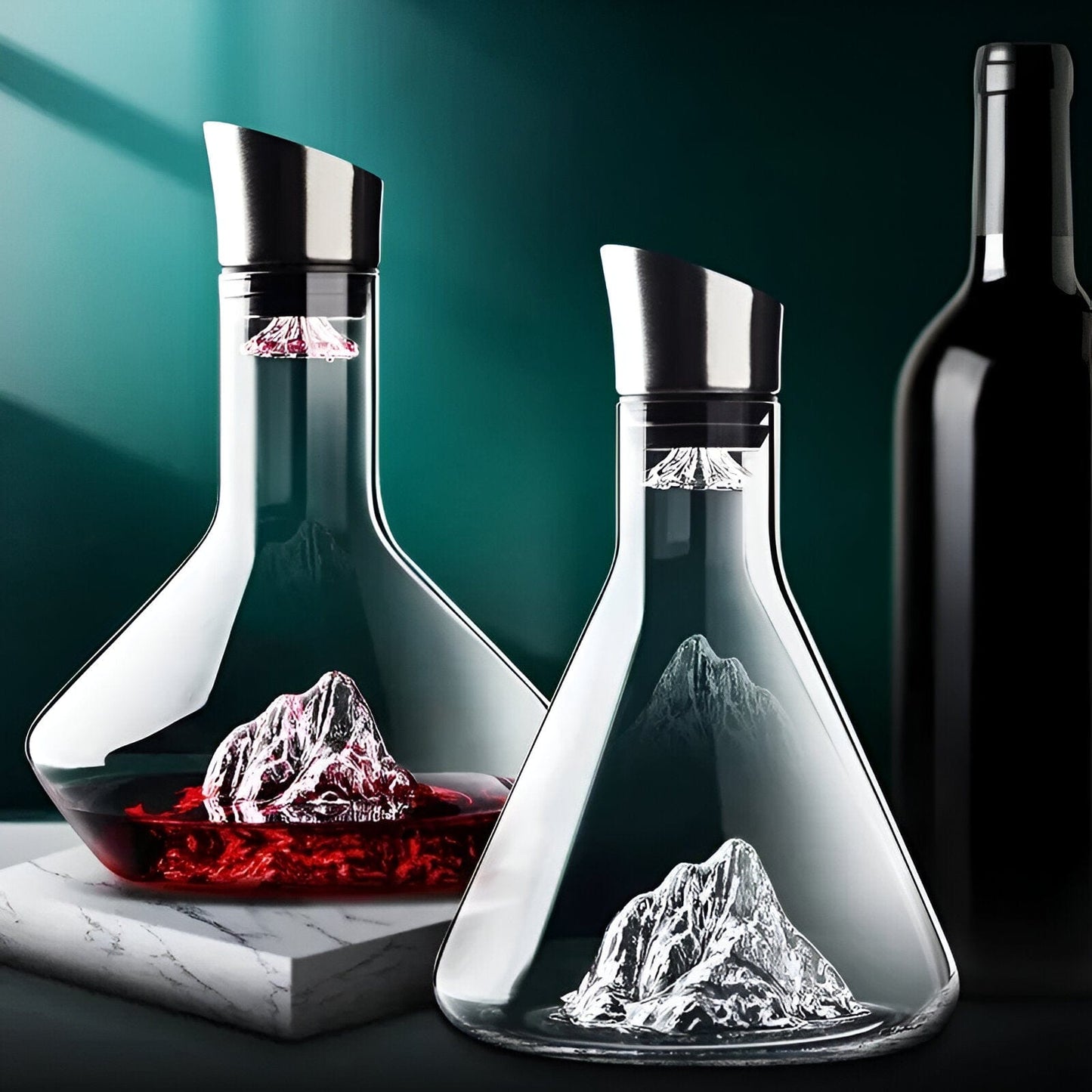 Large Glass Wine Decanter Pitcher