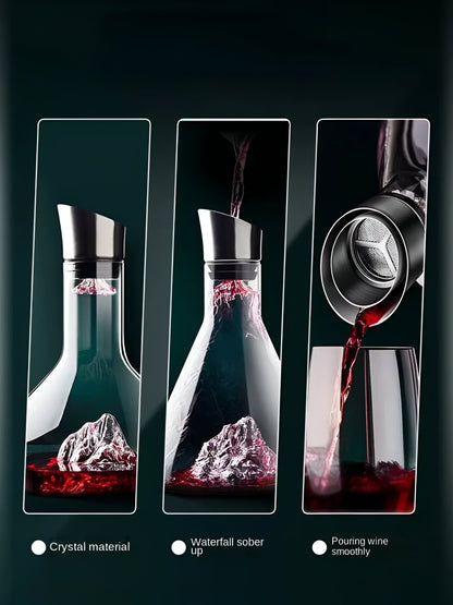 Large Glass Wine Decanter Pitcher