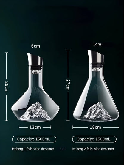 Large Glass Wine Decanter Pitcher