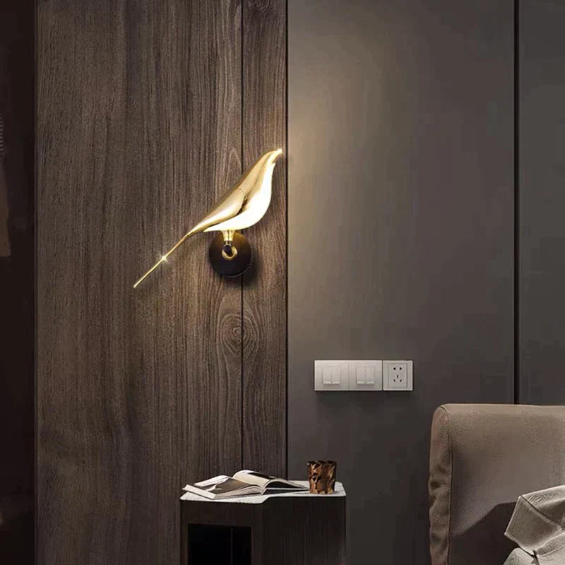 Stylish LED Bird Wall Light