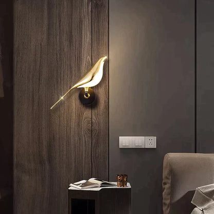 Stylish LED Bird Wall Light