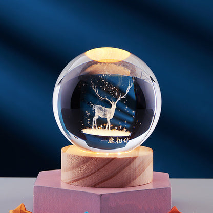 Vibrant Starry Night LED Lamp with Galaxy Effect