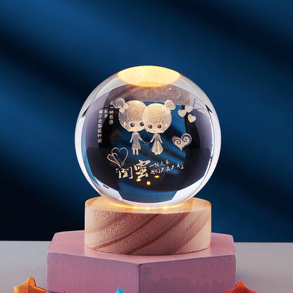 Vibrant Starry Night LED Lamp with Galaxy Effect