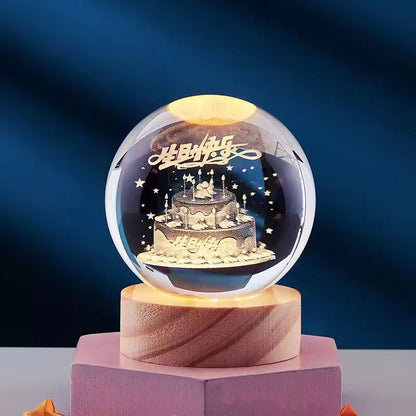 Vibrant Starry Night LED Lamp with Galaxy Effect