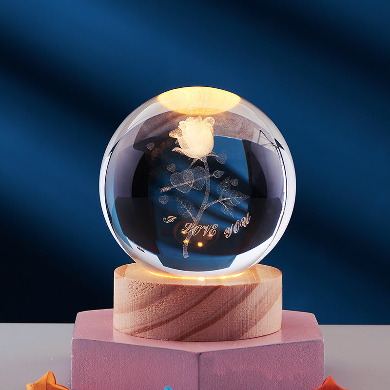 Vibrant Starry Night LED Lamp with Galaxy Effect