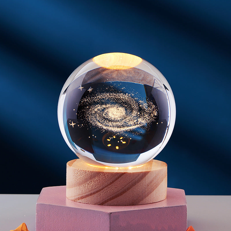 Vibrant Starry Night LED Lamp with Galaxy Effect