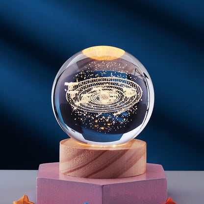 Vibrant Starry Night LED Lamp with Galaxy Effect
