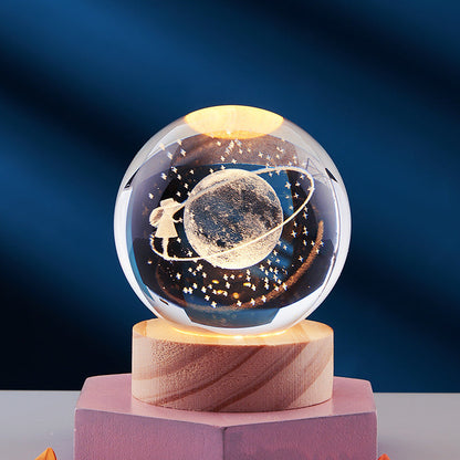 Vibrant Starry Night LED Lamp with Galaxy Effect