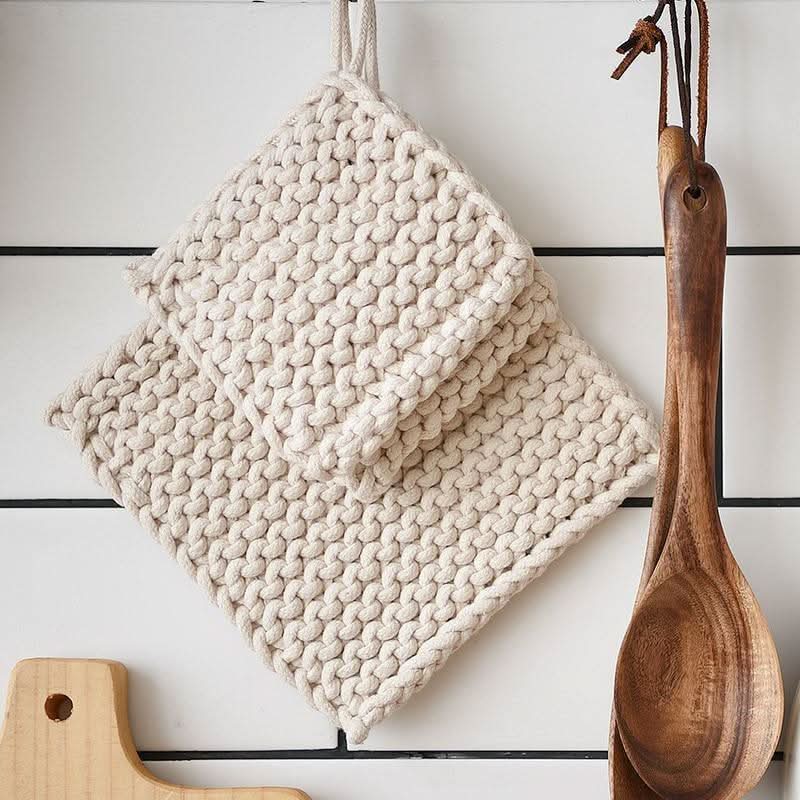 Handmade Crochet Oven Mitt - Luxicro