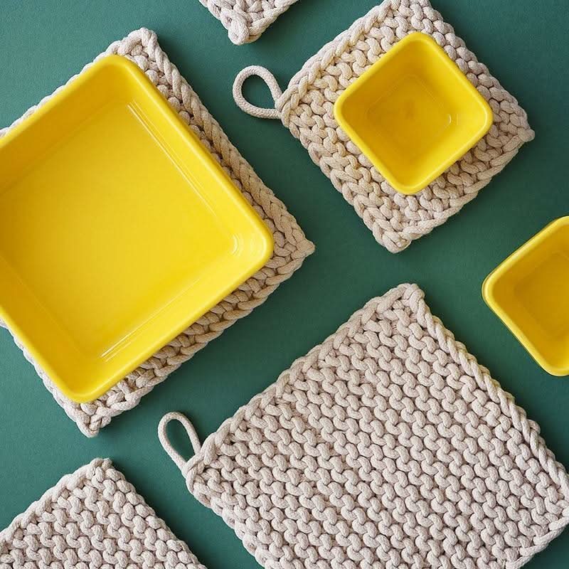 Handmade Crochet Oven Mitt