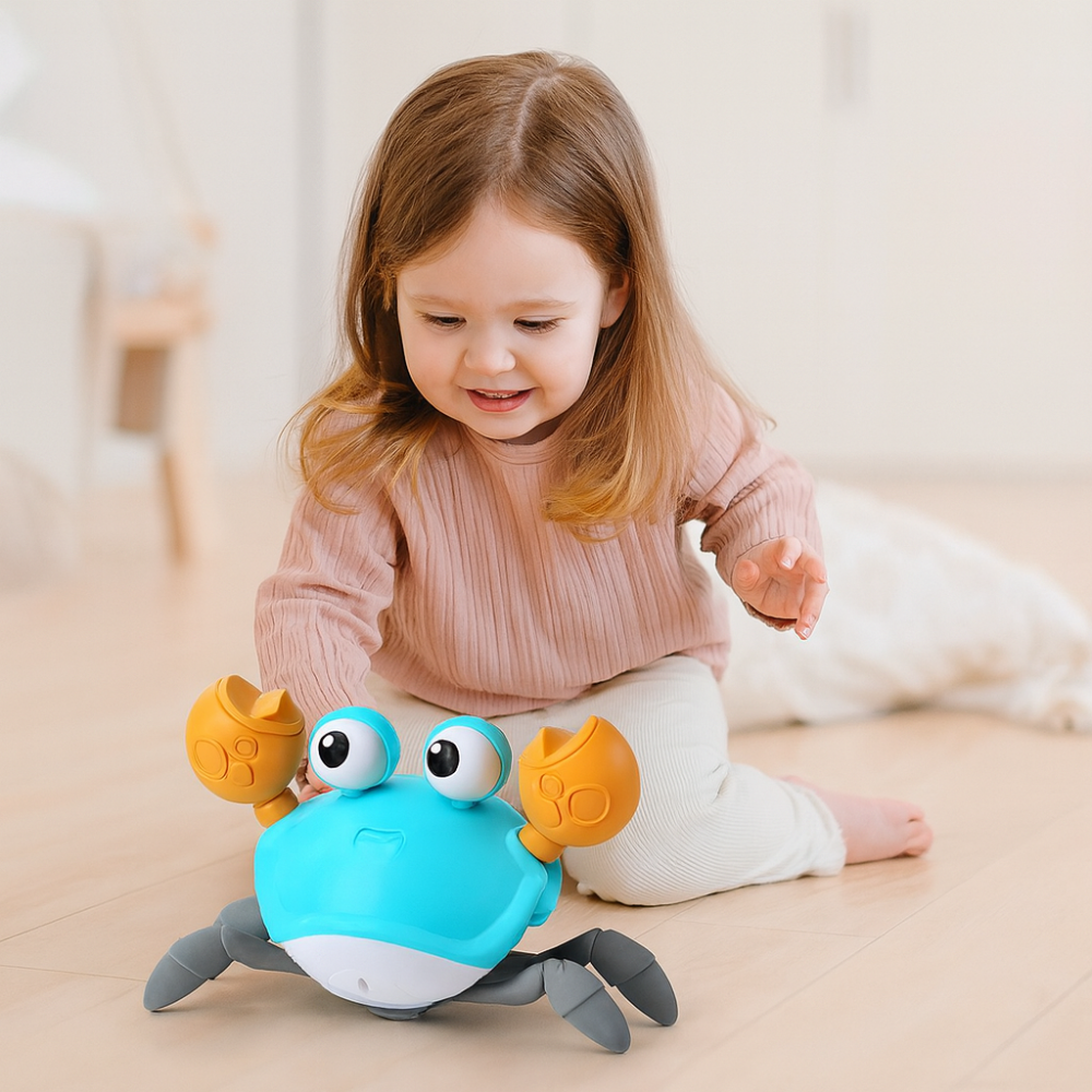 Fun Musical Baby Crab Toy with Lights - Luxicro