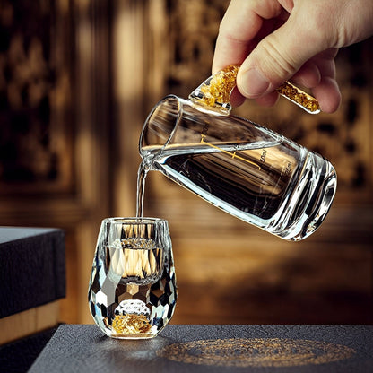 Elegant Crystal Clear Decanter Bottom
