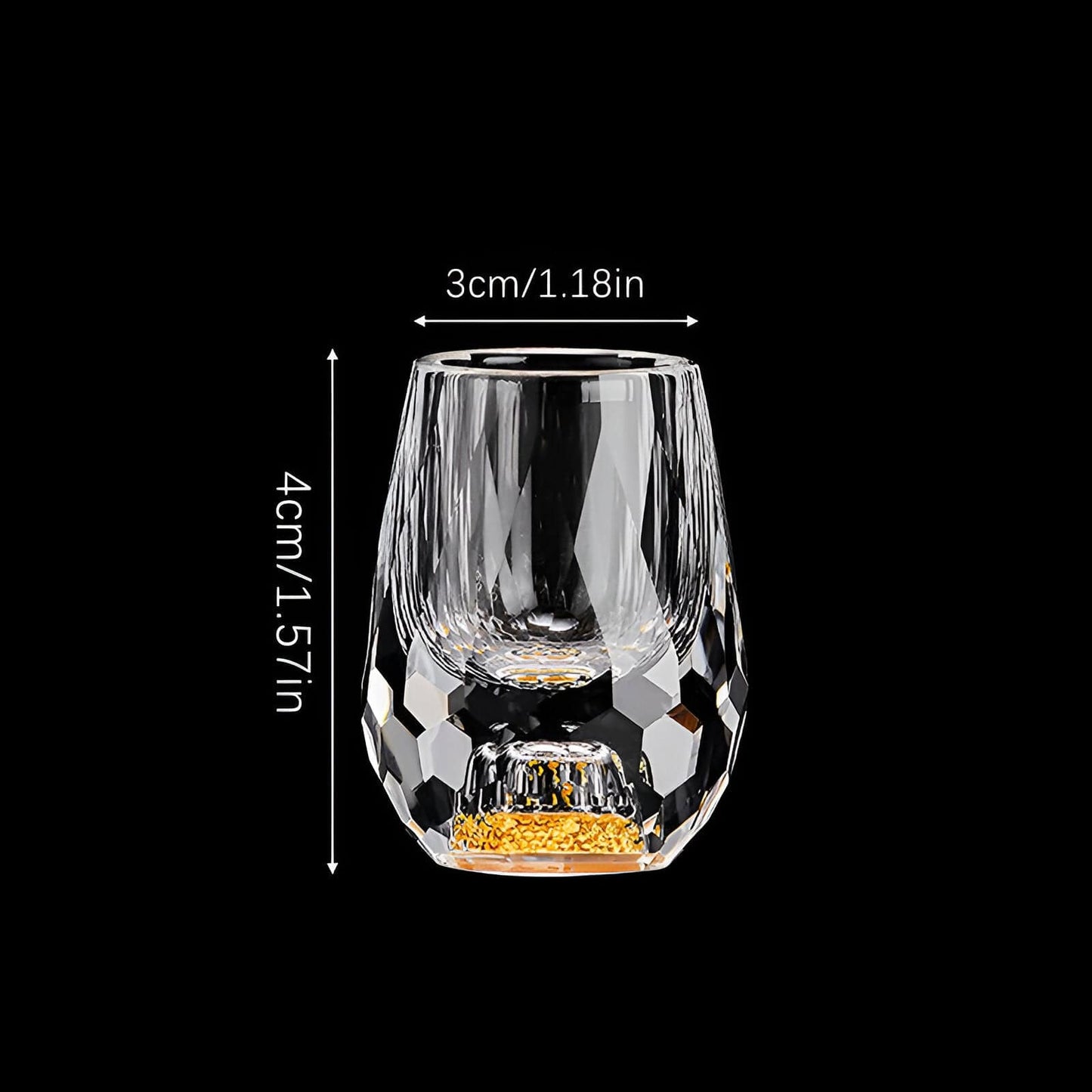 Elegant Crystal Clear Decanter Bottom