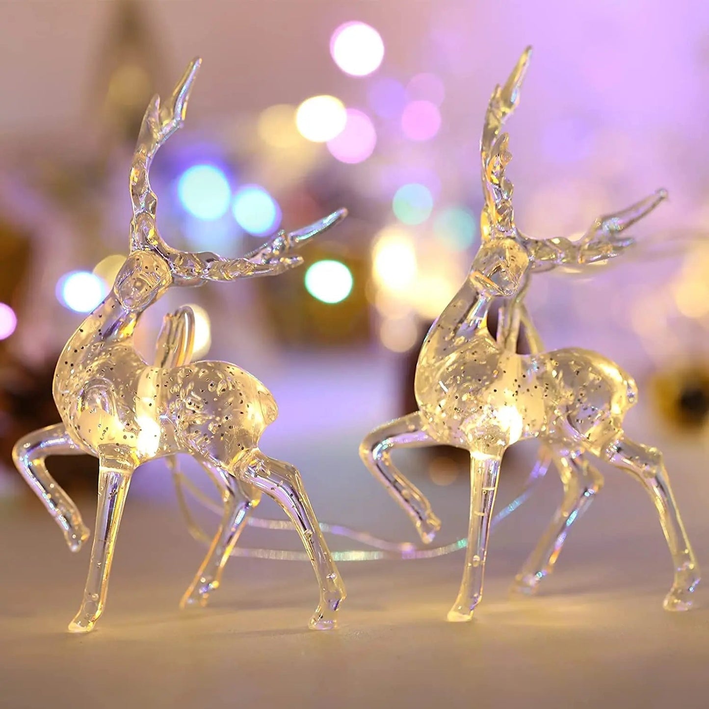 Sparkling Snowflake Christmas Garland Decoration - Luxicro