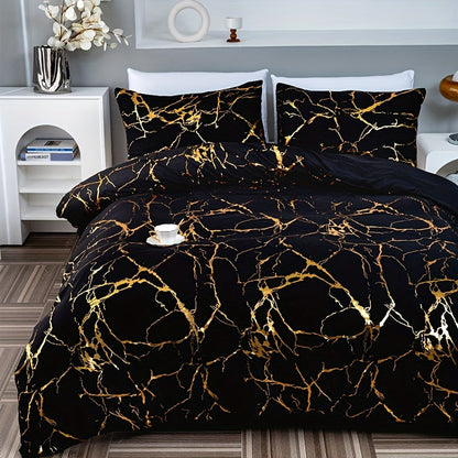 Luxurious Stone Print Comforter Set