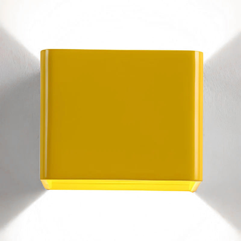 Contemporary White LED Wall Sconce Light