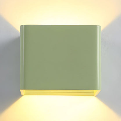 Contemporary White LED Wall Sconce Light