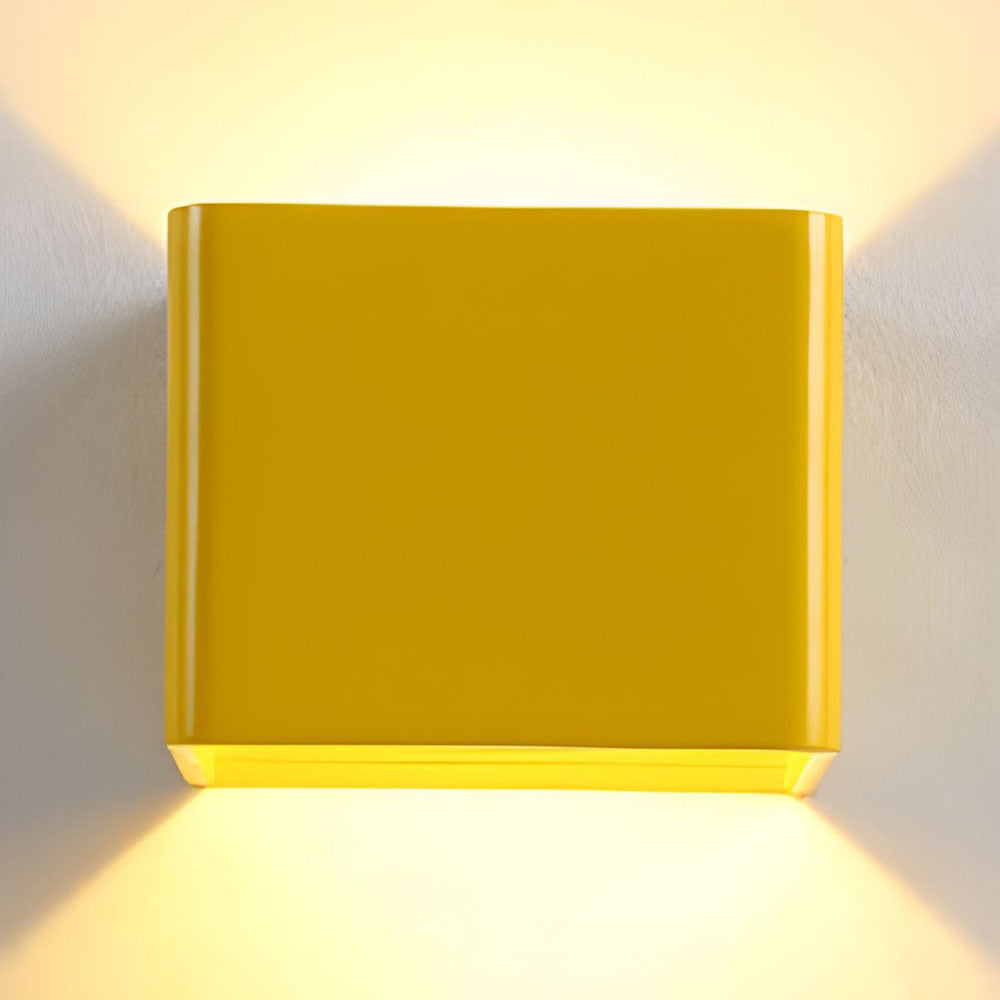 Contemporary White LED Wall Sconce Light