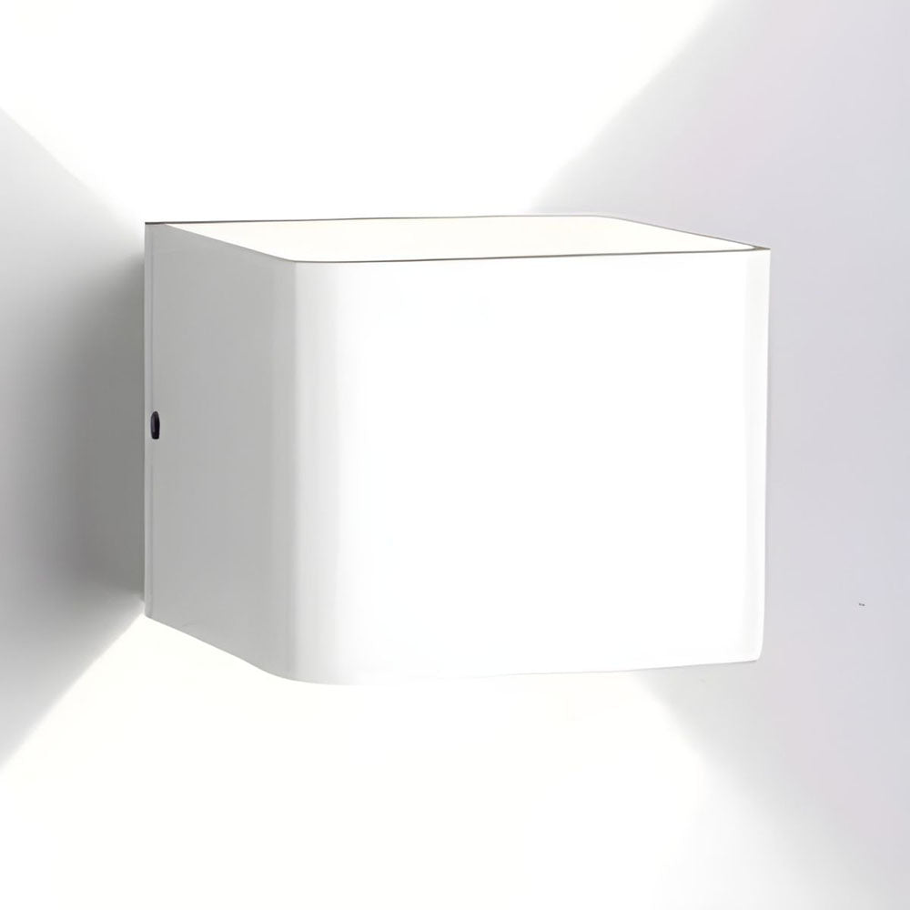 Contemporary White LED Wall Sconce Light