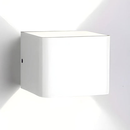 Contemporary White LED Wall Sconce Light