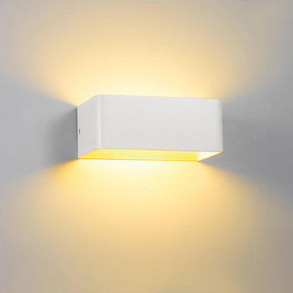 Contemporary White LED Wall Sconce Light