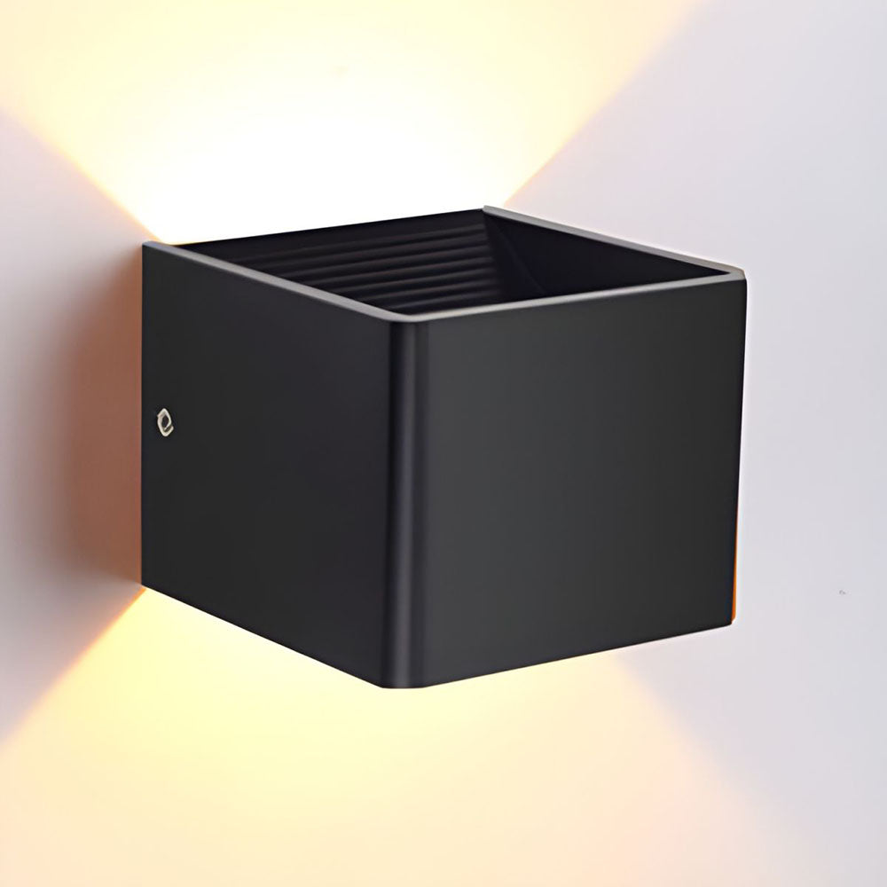 Contemporary White LED Wall Sconce Light