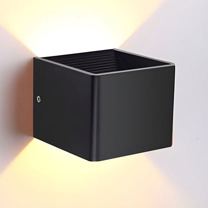 Contemporary White LED Wall Sconce Light